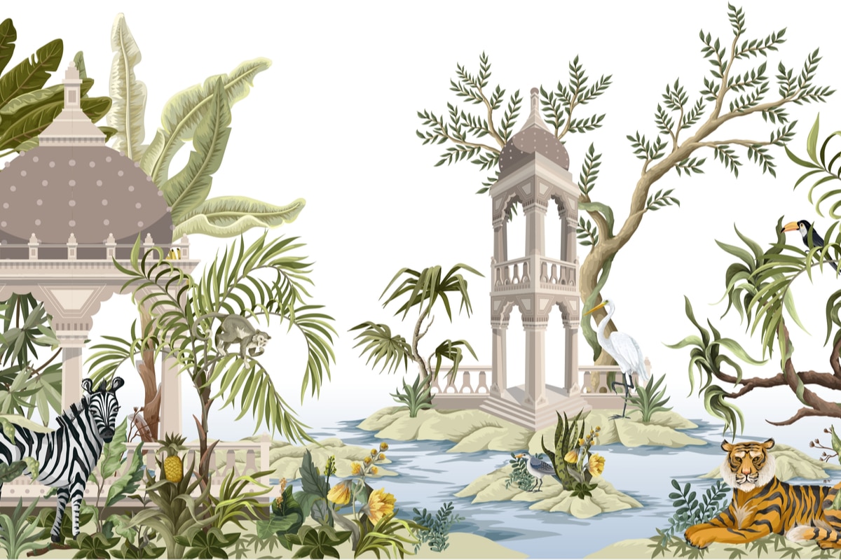 Animaux exotiques : dessin art premier