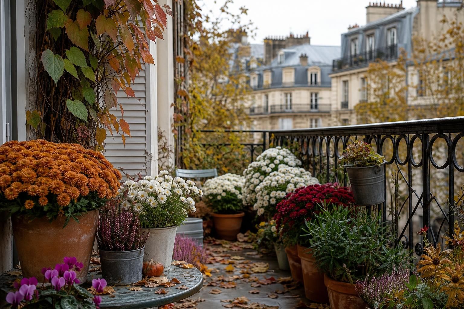 En automne, installez ces fleurs de balcon qui prennent le relais jusqu’aux premières gelées
