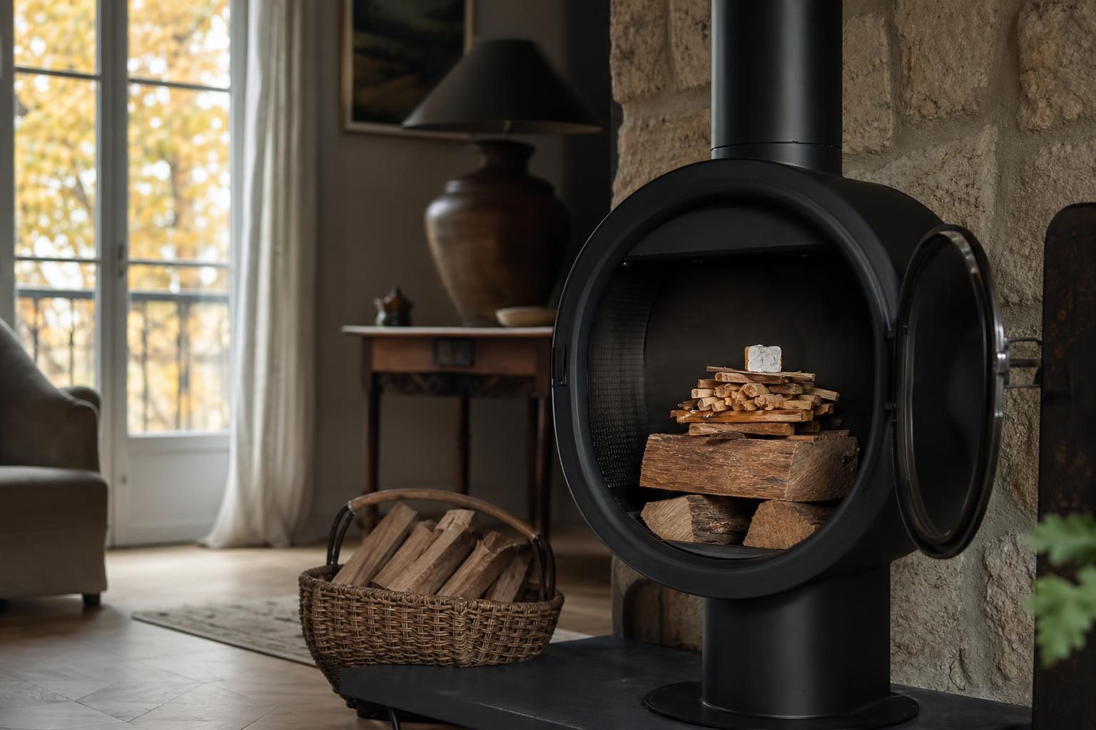 Comment allumer un poêle à bois par le haut pour chauffer plus proprement ?
